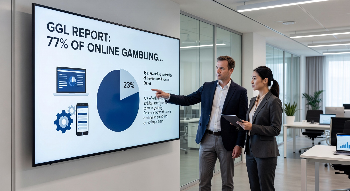 Darstellung der GGL-Behörde und Blockchain-Analyse im Kontext des deutschen Glücksspielmarkts